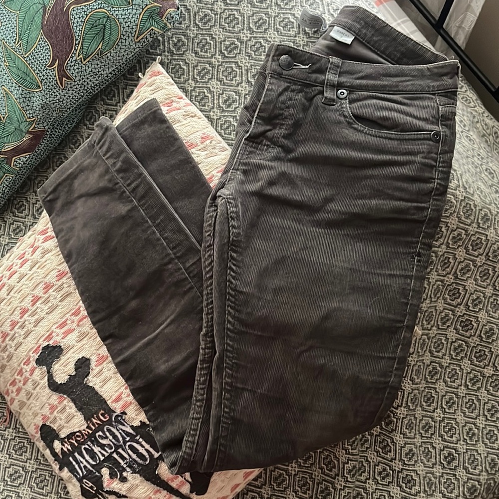 Stio crop cords, grey, size 2